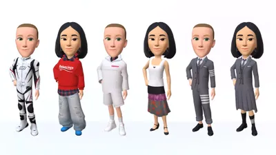 Poți cumpăra acum haine virtuale pentru avatarul tău de pe Facebook de la brand-uri precum Balenciaga și Prada