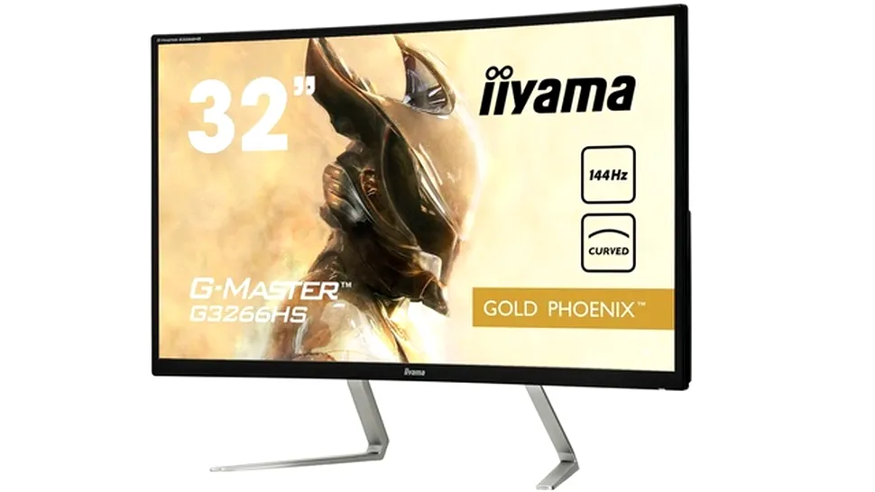 Iiyama lansează G-Master „Gold Phoenix”, primul său monitor curbat dedicat gamerilor