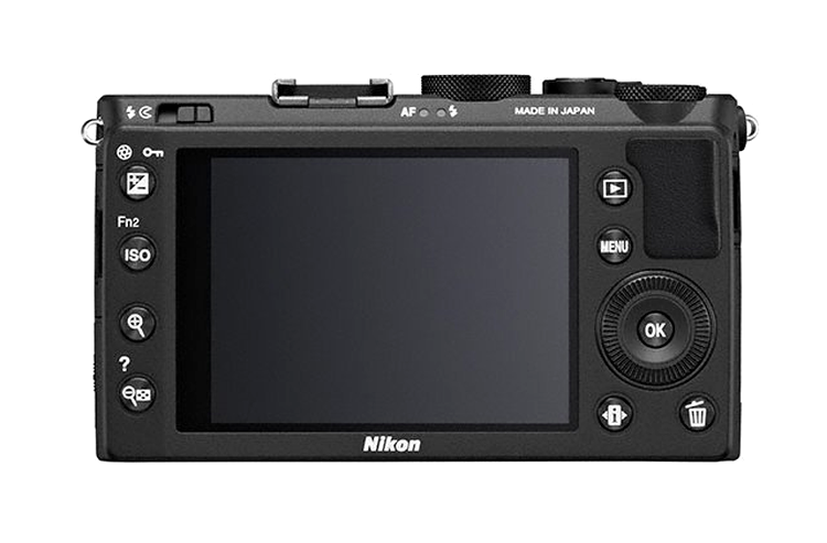 Nikon Coolpix A - dispunerea clasică a butoanelor de la un DSLR
