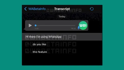 WhatsApp testează o funcţie pentru transcrierea mesajelor vocale în formă text