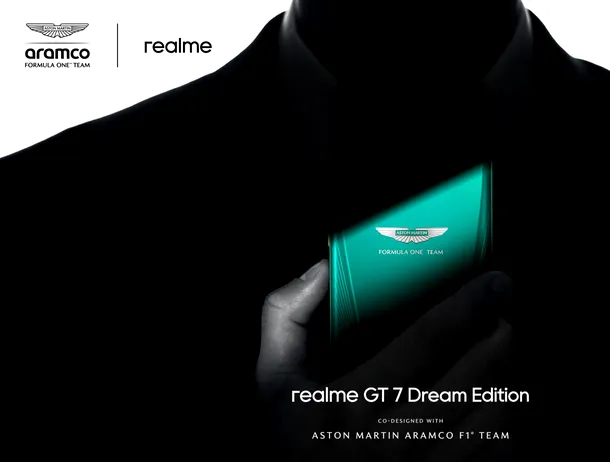Realme lansează smartphone-ul GT 7 Dream Edition, ca parte a noului parteneriat cu echipa de Formula 1 Aston Martin