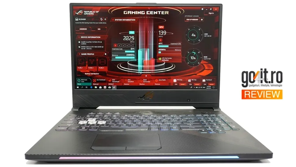 ASUS ROG STRIX SCAR II review: un laptop de gaming „premium” uşor de recomandat