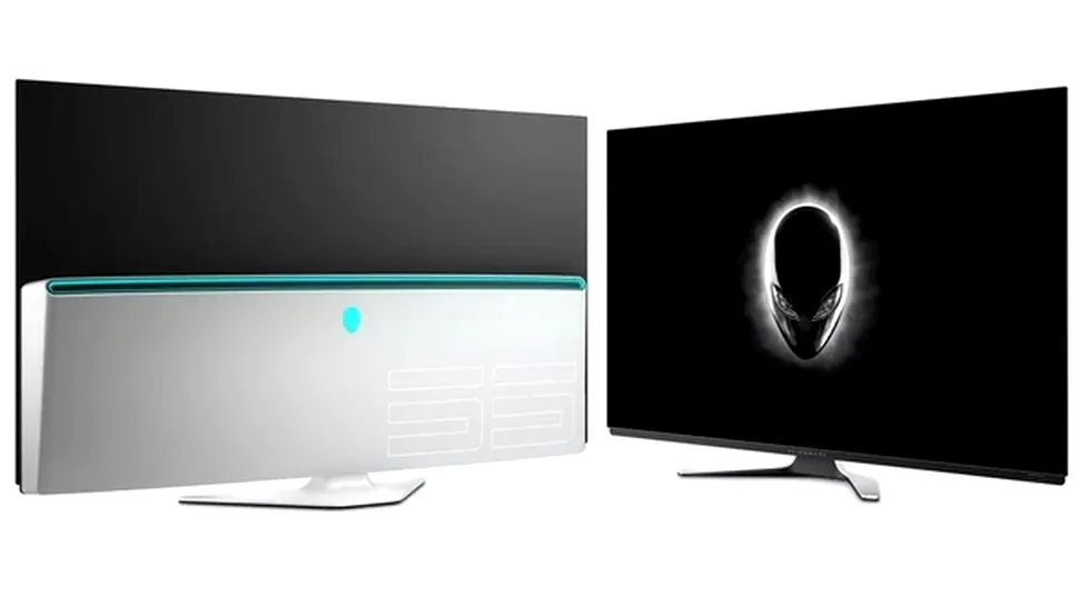 Primul monitor de gaming OLED de la Alienware este mare, performant şi extrem de scump